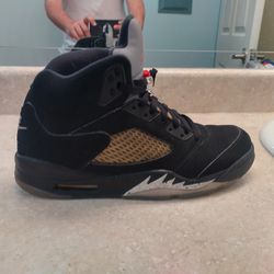 Black Metallic Jordan  5