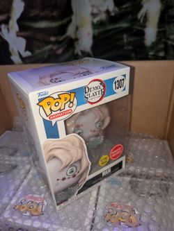 FUNKO POP DEMON SLAYER KIMETSU NO YAIBA RUI 1307 GITD GLOWS IN THE DARK GAMESTOP