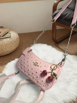 Coach Pink Pearl Shoulder Bag