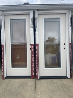 New door fiberglass Therma tru size w36 h80 left hand Inswing $475 each