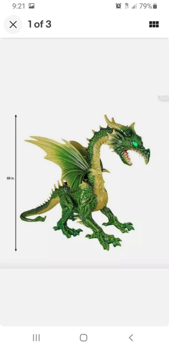 Halloween 69inch Life Size Dragon Home Depot