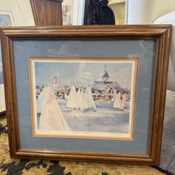 Beautiful Waterfront, Stained, And Numbered Art
