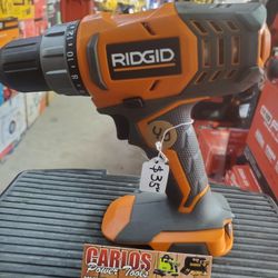 RIDGID 18V CORDLES VARIABLE SPEED DRILL DRIVER TOOL ONLY NEW 