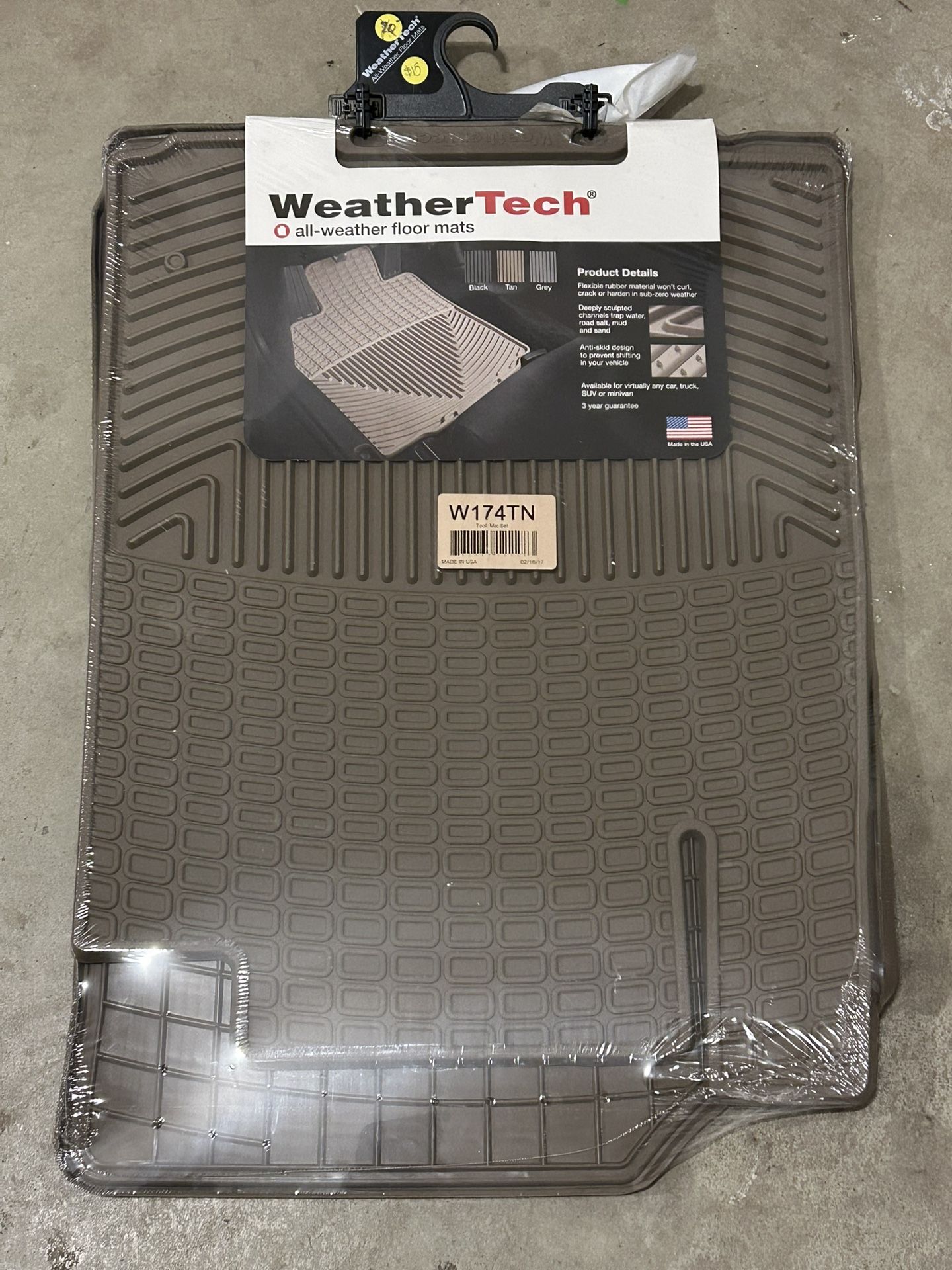 Tan WeatherTech All-Weather Floor Mats