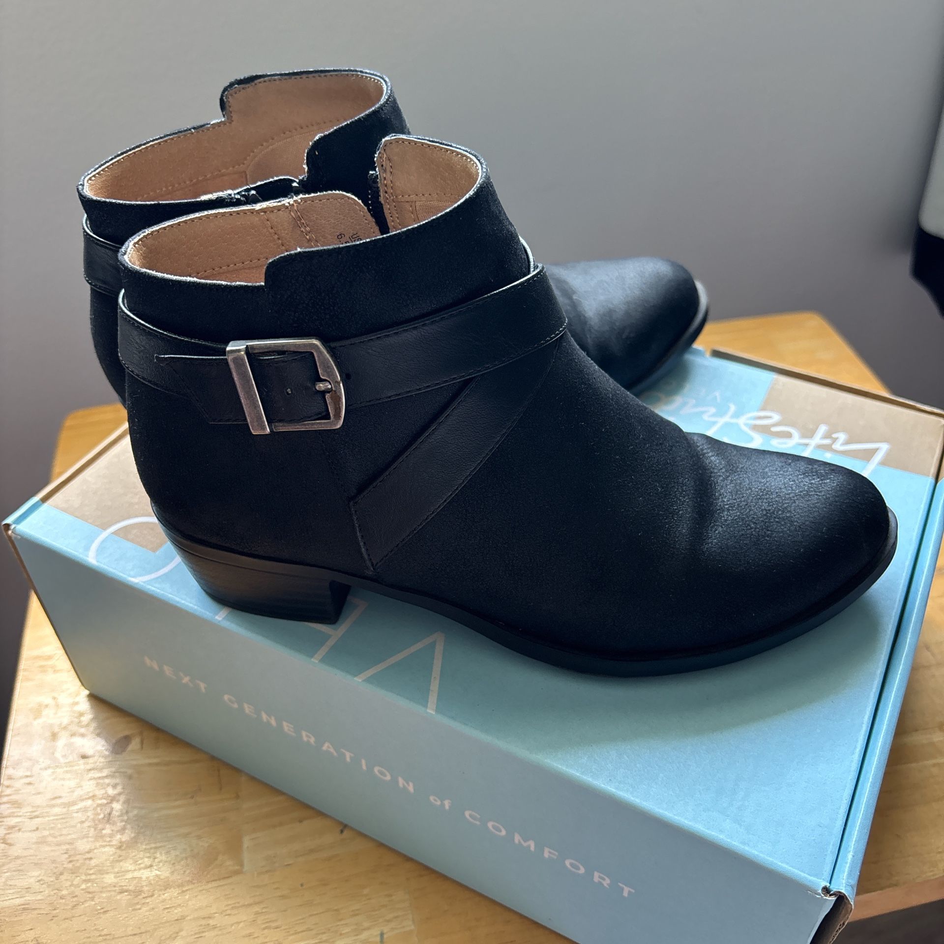 Black Suede Ankle Boots