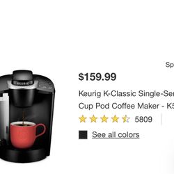 Keurig Coffee Maker 