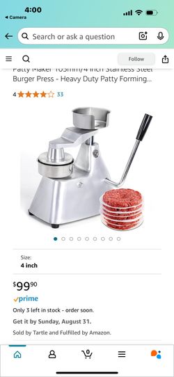 Hamburger Patty Maker 