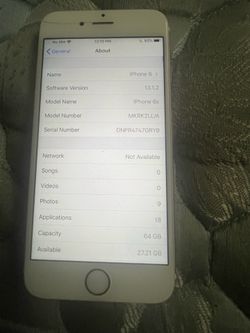 iPhone 6s 64gb（can't use cellular services）