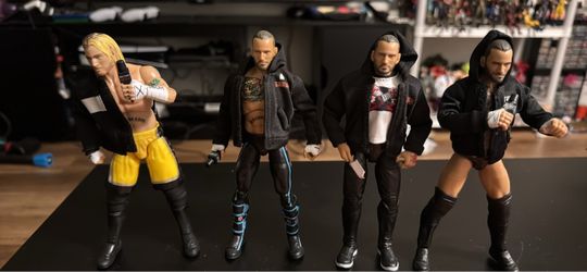 Assorted AEW Cm Punk action figures