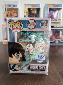 Demon Slayer Funko Pop ( SIGNED)