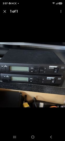 Shure ulxs4 J1 receiver transmitter 554-590mhz