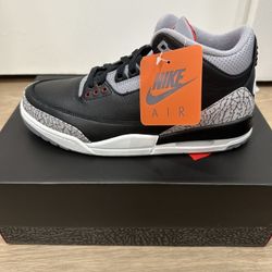 Nike Air Jordan 3 Black Cement Size 7.5