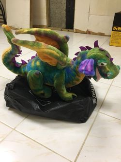 Large dragon stuffed animal