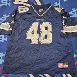 Used Vintage Dallas Cowboys Daryl "Moose" Johnston Nike Jersey, Men's Large