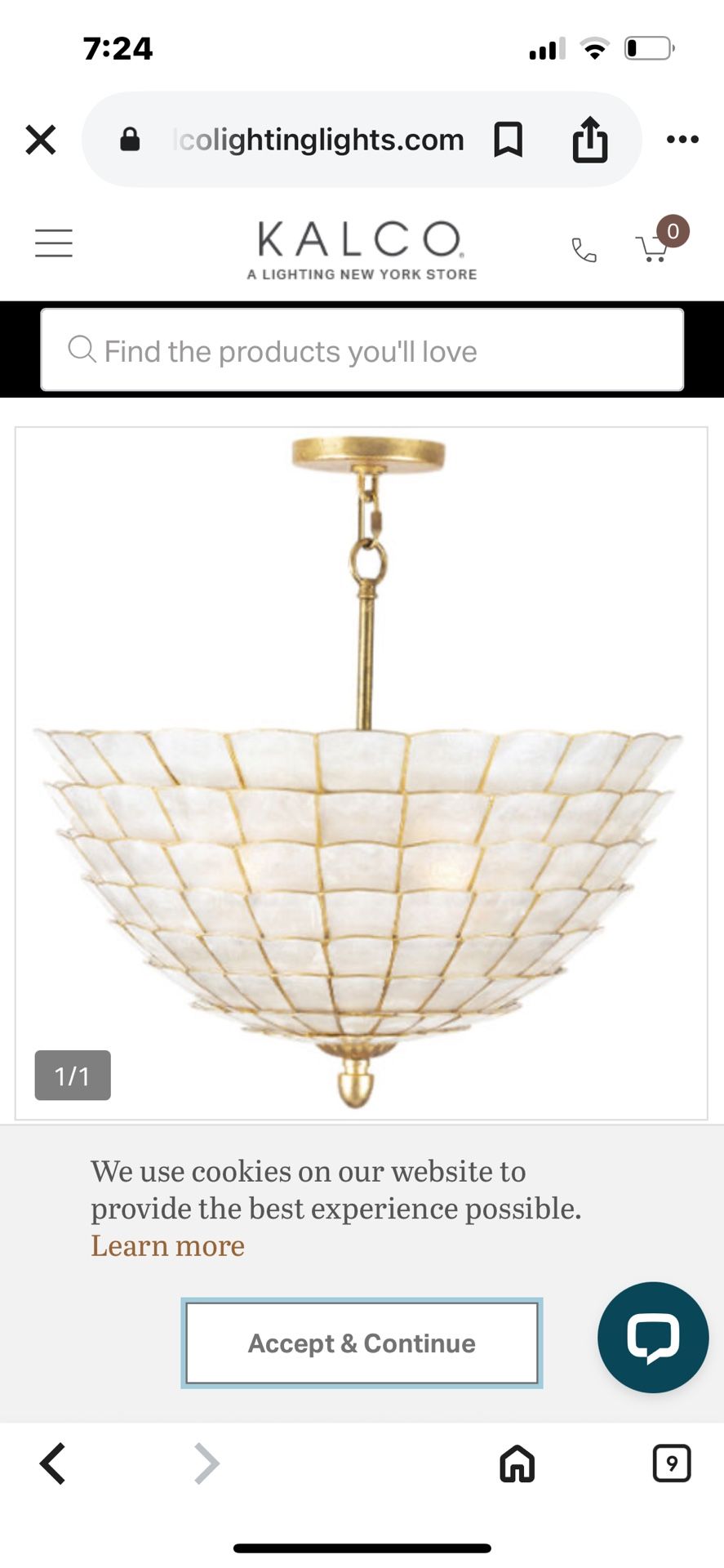 Kalco Lamp Gourgous