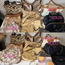 Coach bags for sale