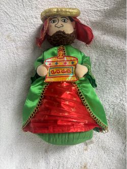 Sugarloaf vintage plush wise man (specifically King Melchior)