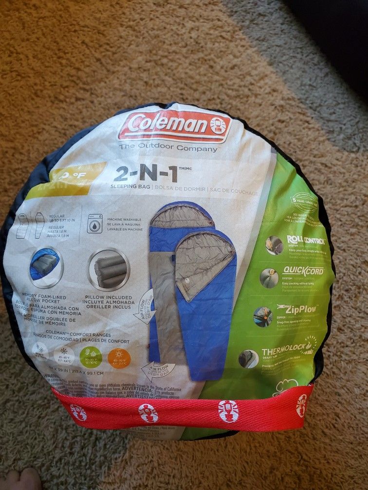 Coleman 2 N 1 Sleeping Bag