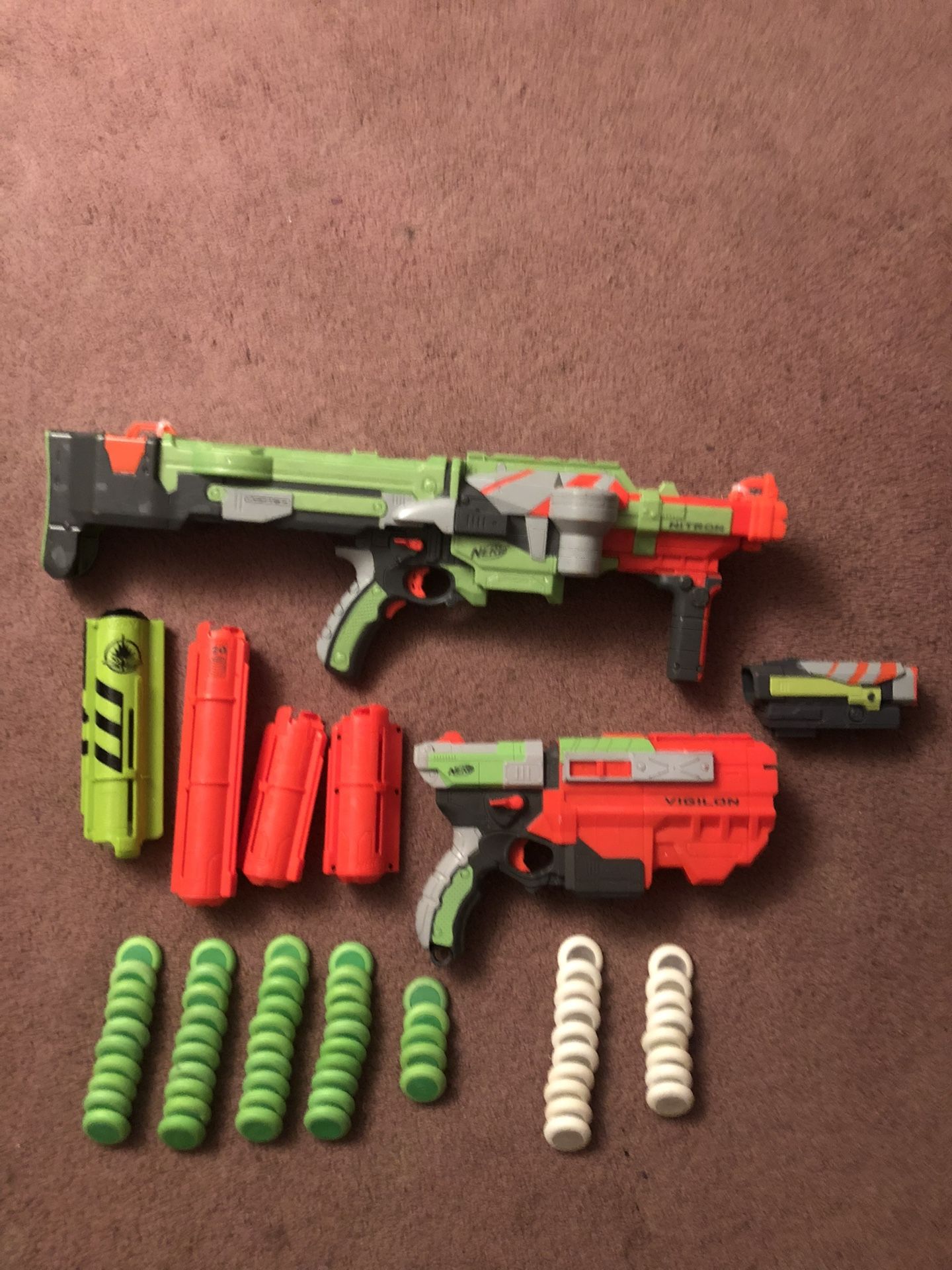 Nerf Disc Shooters & Accessories -$45