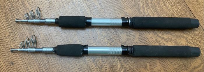 Vintage David Craft K-308 Telescopic Fishing Rod/Poles 64.5 inches
