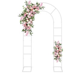U-Shaped Metal Arched Flower Rack