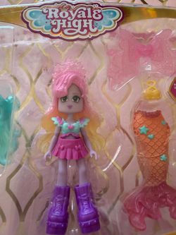 Royale High 3” Light Mermaid Fashion Doll - 1 Figure with 9 Fashion Accessories