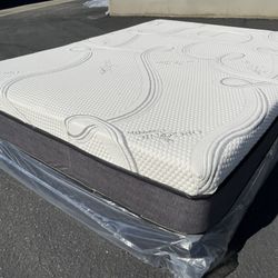Queen Cooling Gel Hybrid Memory Foam Mattress!