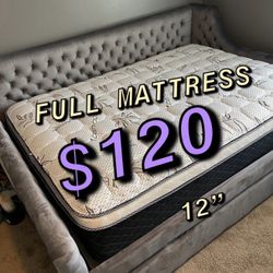 NEW FULL MATTRESS ONLy $120