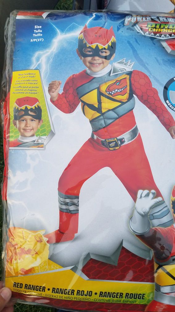 Dino charge red power ranger costume