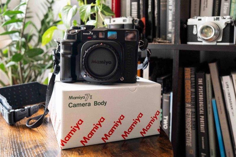 Black Mamiya 7II Medium Format Film Camera Body