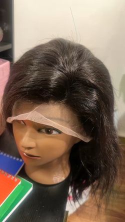 Black Lace Front Wig Straight Hair