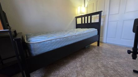 HEMNES BED FRAME WITH MATRESS