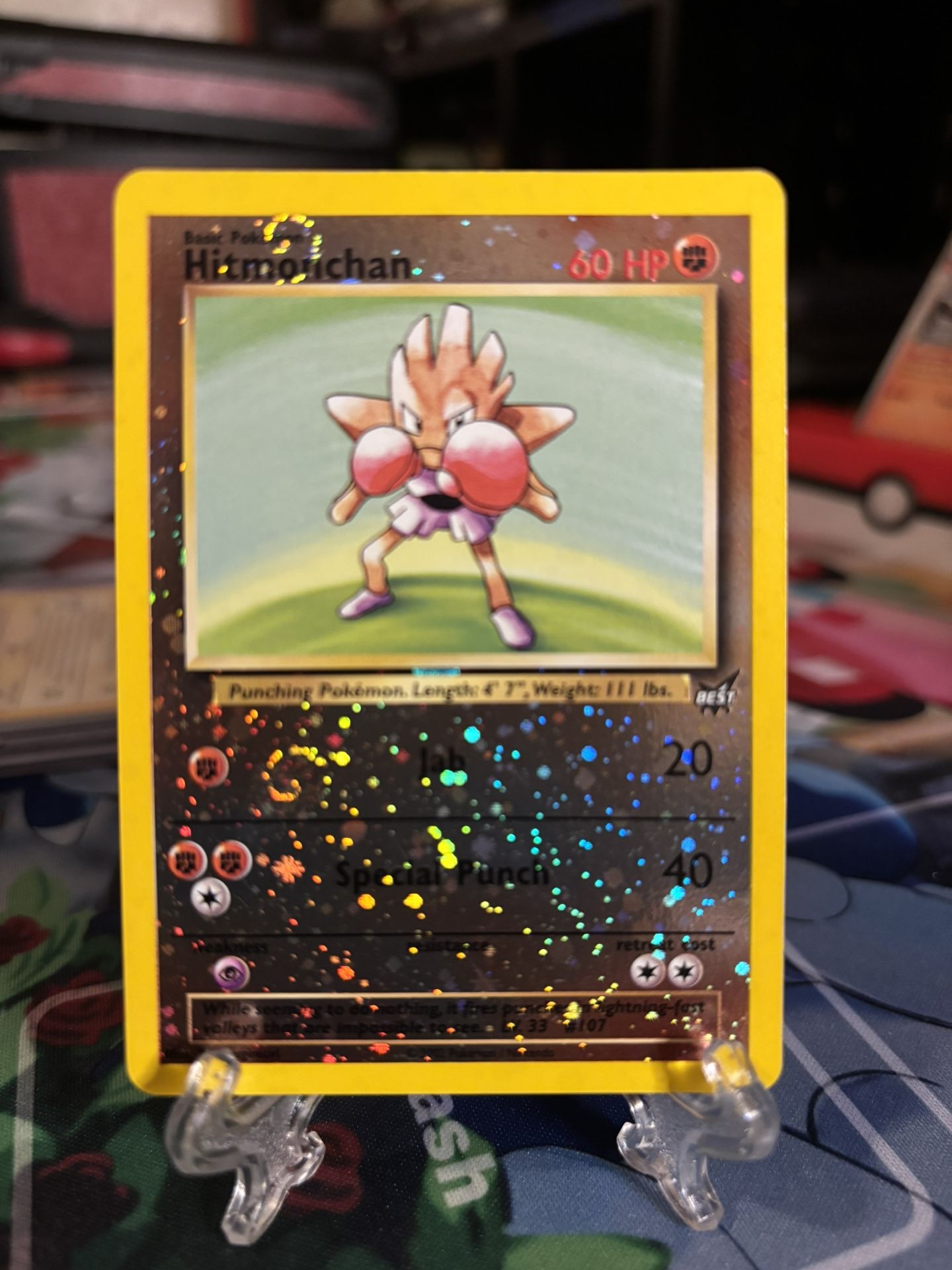 Hitmonchan Reverse Holo #2 (2002) Pokemon Best Of Promo English LP