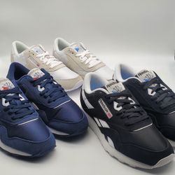 Reebok Classics, Nylon And Club C  Big Kids Women And Men.  Store Closing Everything Must Go.50-70 % Off 