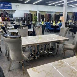 7 Pc Dinning Table Set 1,999.99