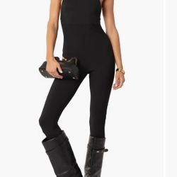 Edikted Halter Top Jumpsuit Size Large 