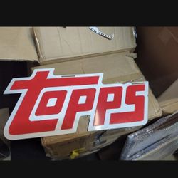Tin Sign Topps