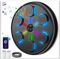 Smart Bluetooth Music Boxing Machine – Wall-Mounted Punching Target with 2 Pairs of Gloves, 9 Modes & Speeds, Perfect for Adults & Kids, Ideal Fitness