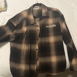 Playboy Flannel Shirt Fleece 