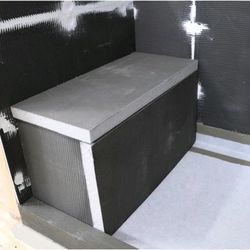 Everbilt Watershield Shower System Waterproof Backer Board For Rectangular Shower Benches