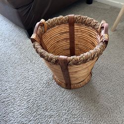Rattan bamboo basket