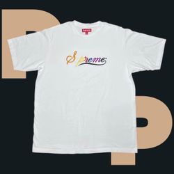 Supreme Cursive S/S Top (Large)