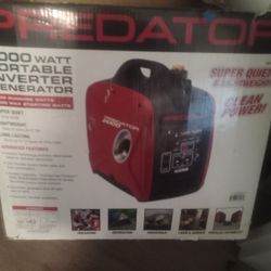 PREDATOR 2000 Watt SUPER QUIET Inverter Generator with CO SECURE Technology, CARB