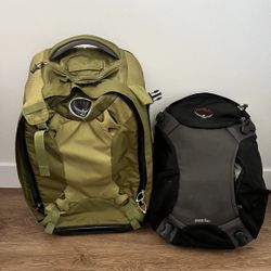 Osprey Meridian 60L Day Backpack Carry On Covertible