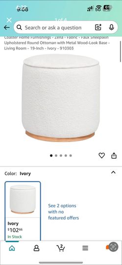 Round White Pedestal