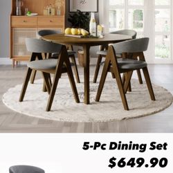 5-Pc Dining Room Set. $53 Down Payment