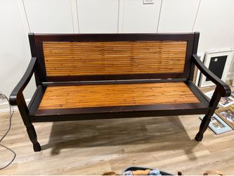 Bamboo bench