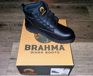 NEW brahma work boots size 10 NEVER used