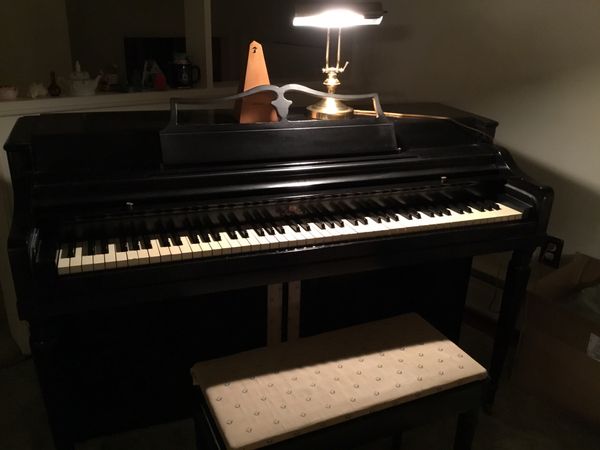 wurlitzer spinet piano 1950