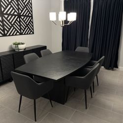 New Dinning Chairs Gray 